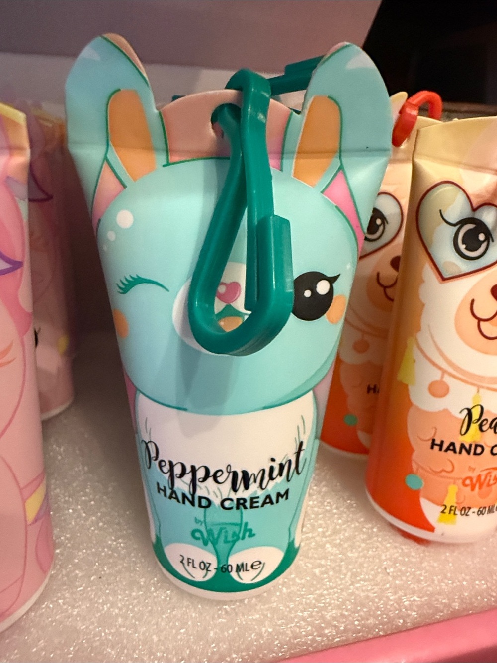 Wish Scented Cute Animal Hand Creams Set - Yellow, Pink, Blue, Mint, Peach(6) - Picture 6 of 7